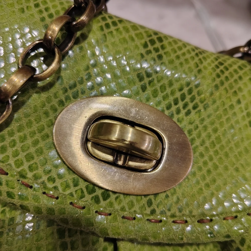 Carla Mancini Amy Snake Print Clutch/Handbag